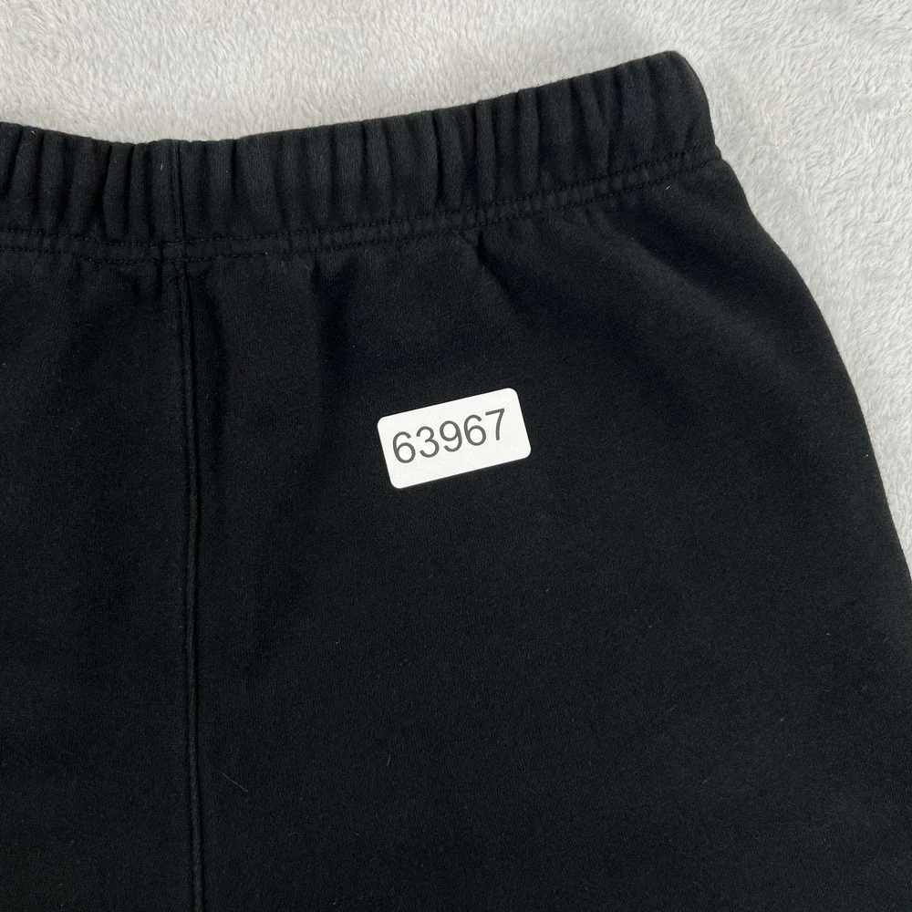 Fear of God Essentials Sweat Shorts S Black Fleece Logo Streetwear Mens Lounge
